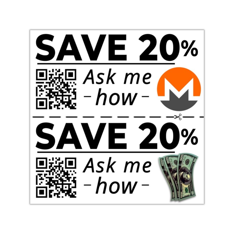 Save 20% Ask Me How Sticker