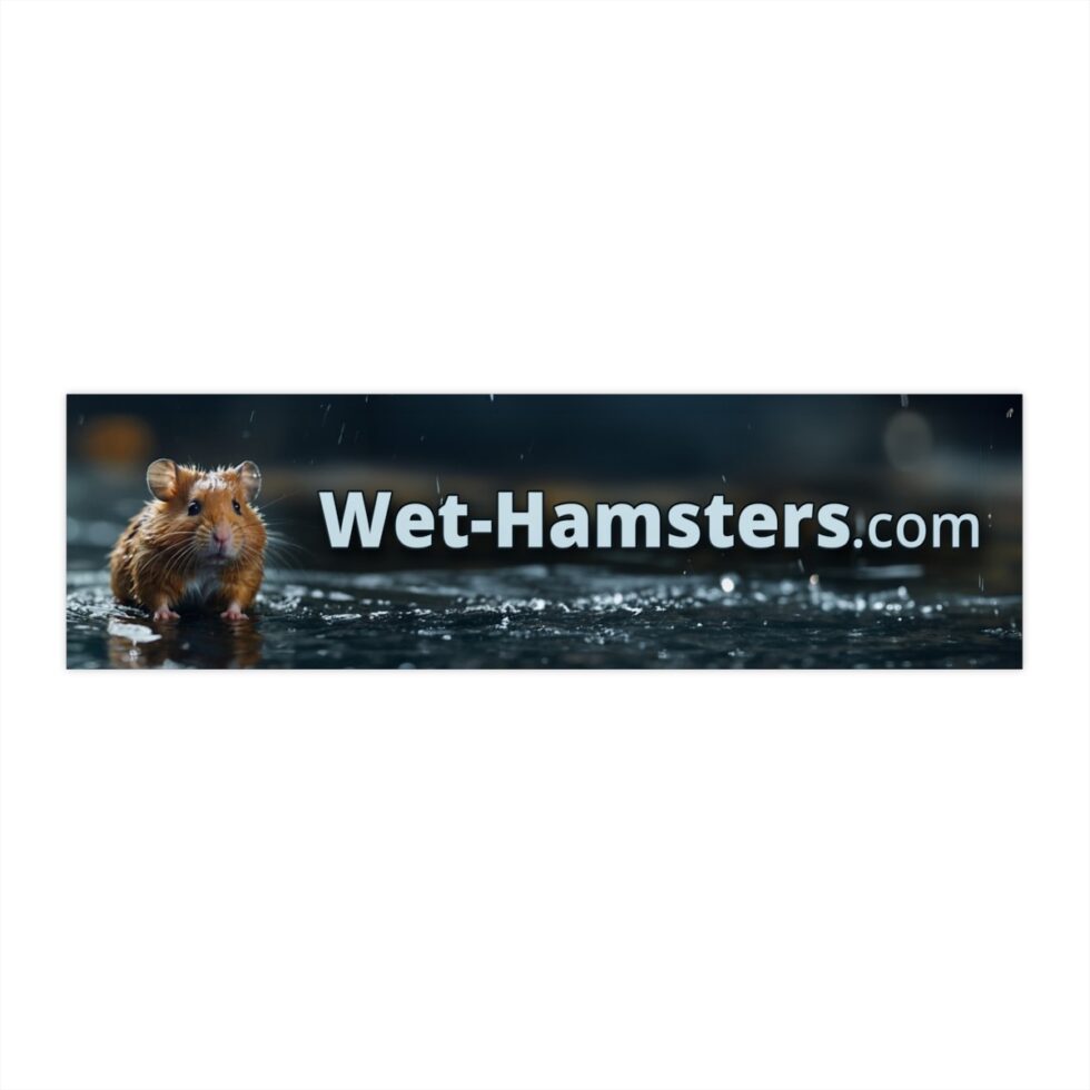 Wet-Hamsters.com Bumper Sticker