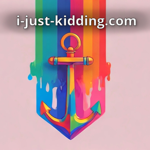 i-just-kidding.com ⚓ 🌈 Square Vinyl Stickers